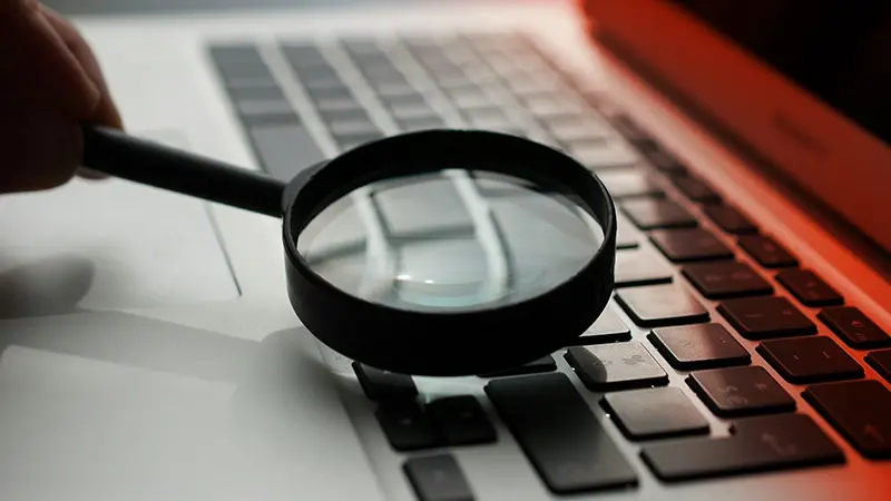 Laptop keyboard magnifier